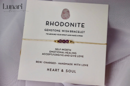 Bransoletka Rhodonite