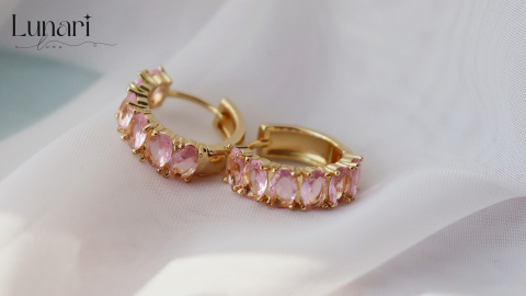 Kolczyki Tiora Pink